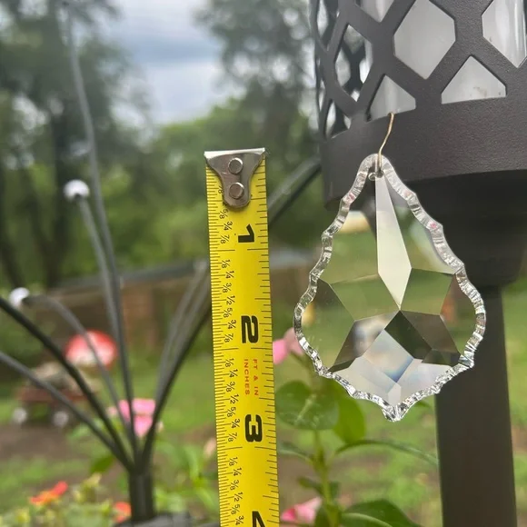 Crystal Sun Catcher Rainbow Caster Chandelier Pendant Window Glass Maple Leaf x2 - Picture 11 of 13